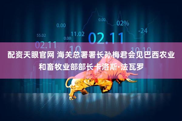配资天眼官网 海关总署署长孙梅君会见巴西农业和畜牧业部部长卡洛斯·法瓦罗