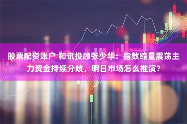 股票配资账户 和讯投顾张少华：指数缩量震荡主力资金持续分歧，明日市场怎么推演？