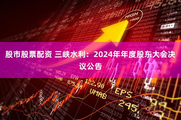 股市股票配资 三峡水利：2024年年度股东大会决议公告