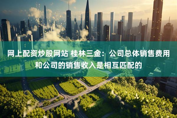 网上配资炒股网站 桂林三金：公司总体销售费用和公司的销售收入是相互匹配的